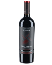 Вино Quattro Quarti, Nero d`Avola, Cantine Ermes, Sicilia DOC 14% (0,75L)