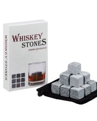Водка Камни для виски Whiskey Stones in Gift Box 9 шт (9штL)