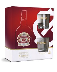 Шампанское Chivas Regal 12 YO 40% + 2 Glass (0,7L)