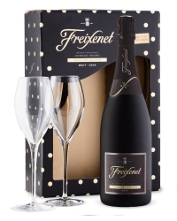 Шампанское Freixenet, Cava `Cordon Negro` Magic Moment + 2 Glass 11,5 % (0,75L)