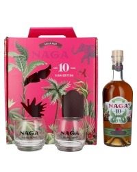 Виски Naga 10 YO Siam Edition 40% + 2 Glass (0,7L)