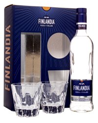 Водка Finlandia 40% + 2 Glass in Gift Box (0,7L)