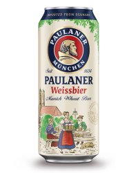 Пиво Paulaner Hefe-Weissbier Naturtrub 5,5% Can (0,5L)