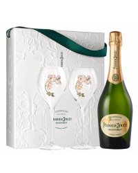 Водка Perrier-Jouet, Grand Brut, Champagne AOC 12% + 2 Glass (0,75L)