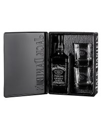  Jack Daniel`s 40% + 2 Glass Metal Box (0,7)