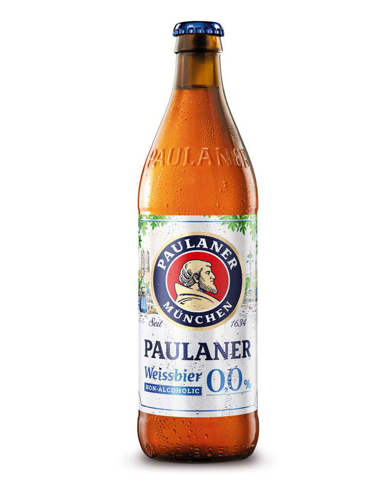 Пиво Paulaner, Hefe-Weissbier 0% Glass (0,5L) изображение 1