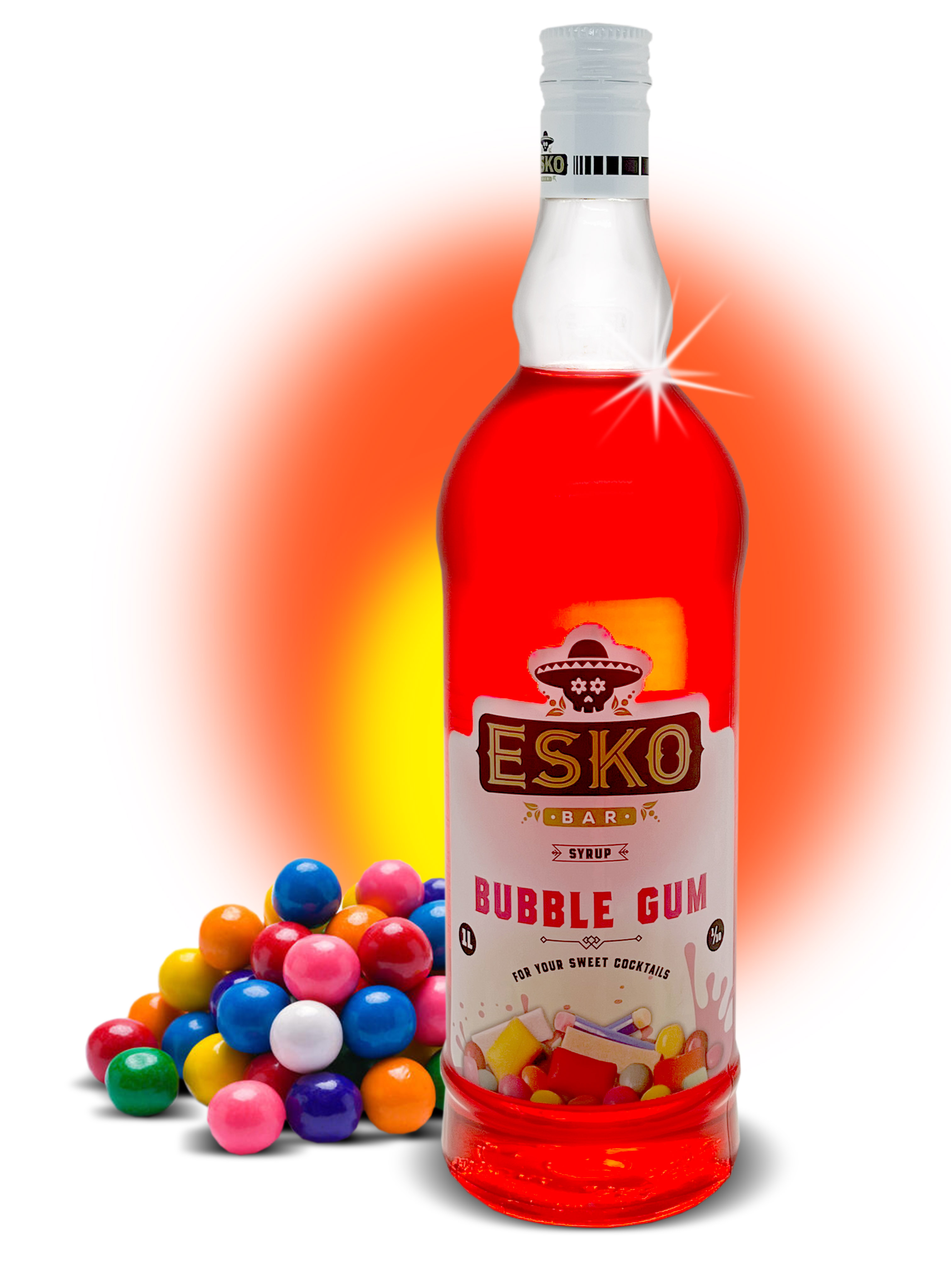 Сироп Esko Bar Bubble Gum (1L) изображение 1