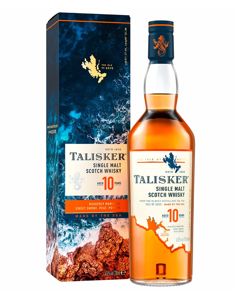 Виски Talisker Malt 10 YO 45,8% in Box (0,7L) изображение 1