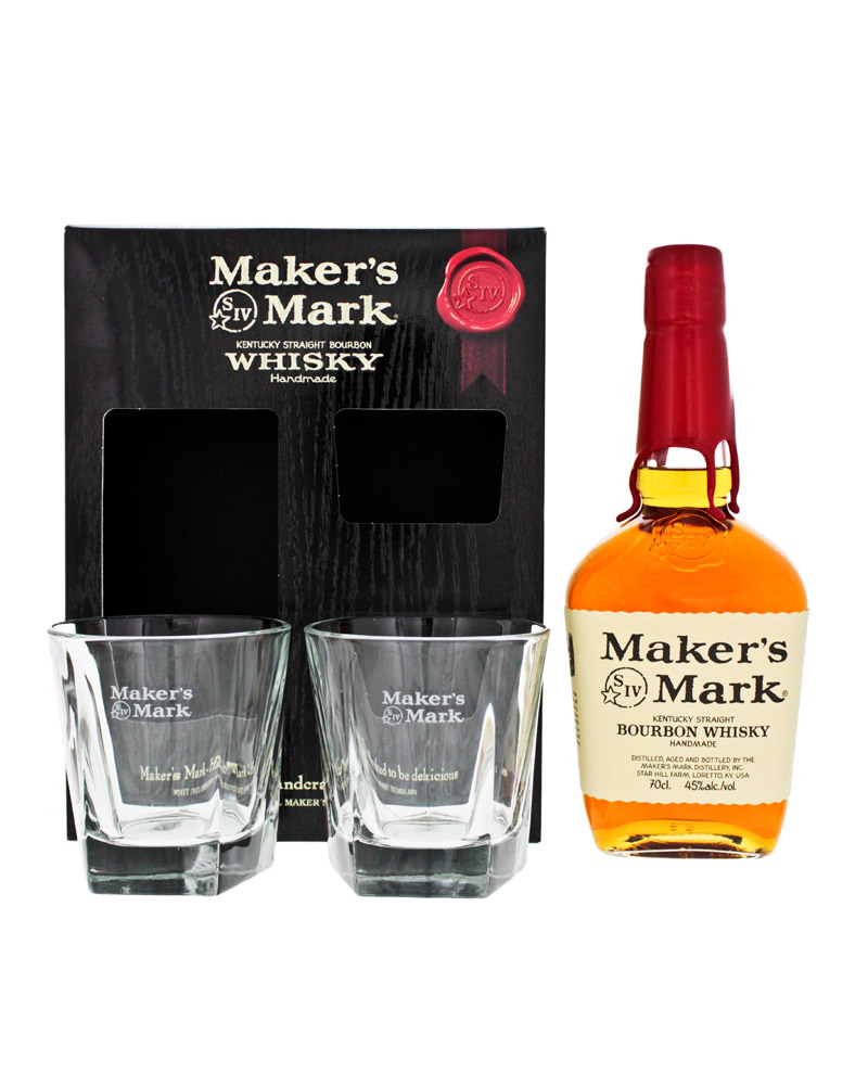 Виски Maker`s Mark 45% + 2 Glass (0,7L) изображение 1