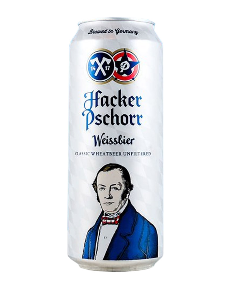 Пиво Hacker-Pschorr Weissbier 5,5% Can (0,5L) изображение 1
