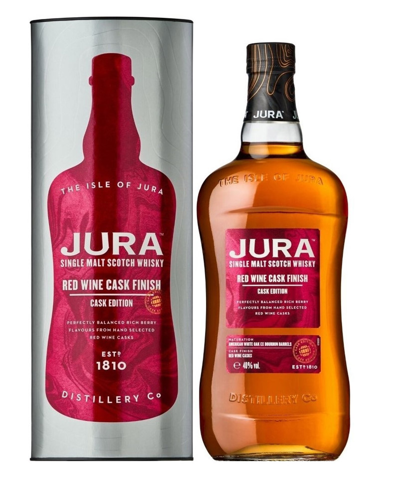 Виски Jura Red Wine Cask Finish 40% in Tube (0,7L) изображение 1
