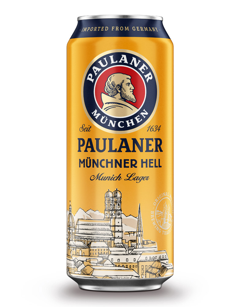 Пиво Paulaner, Original Munchner Hell 4,9% Can (0,5L) изображение 1