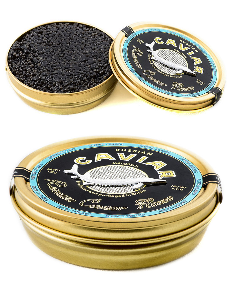 Икра зернистая `Russian Caviar` Classic, Сan (125 gr) изображение 1