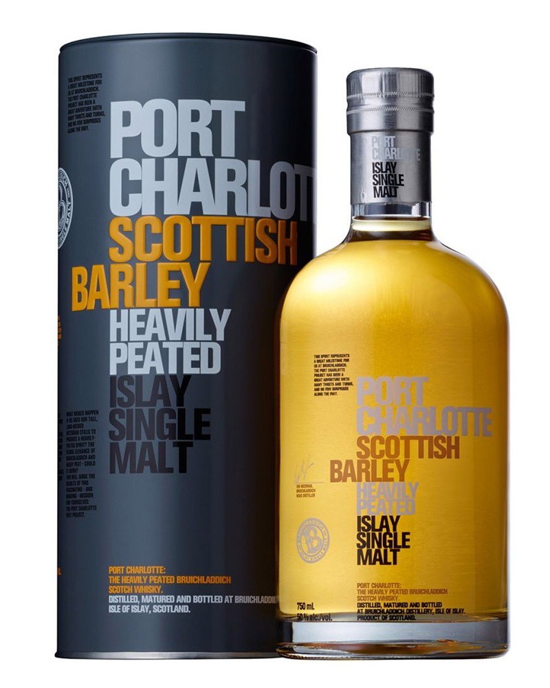 Виски Bruichladdich, `Port Charlotte` Scottish Barley 50% in Tube (0,7L) изображение 1