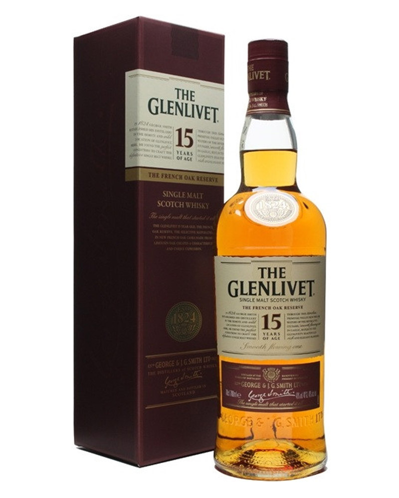 Виски The Glenlivet 15 YO 40% in Box (1L) изображение 1