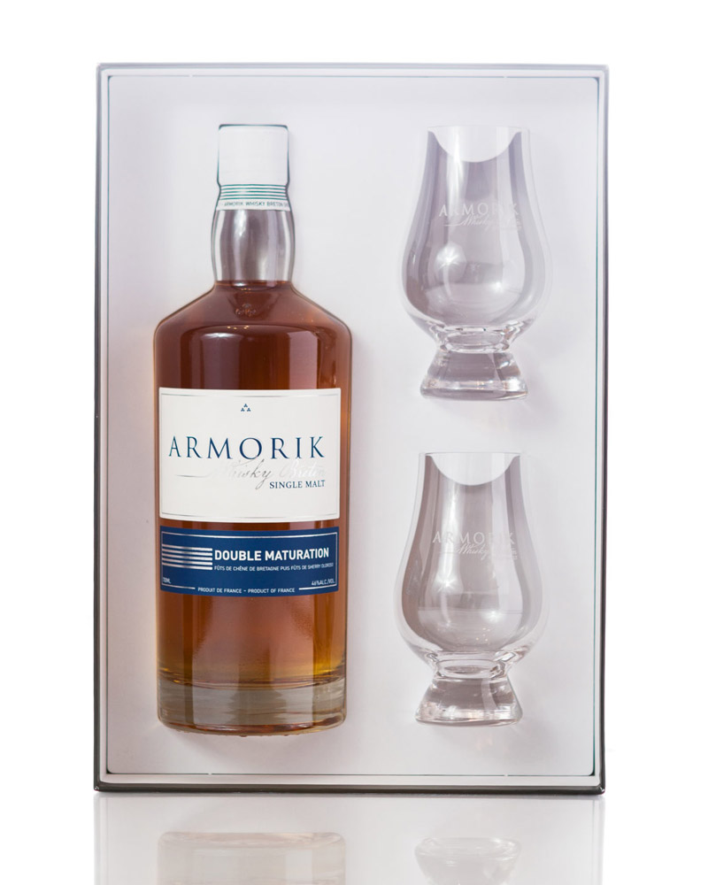 Виски Armorik Double Maturation Single Malt 46% + 2 Glass (0,7L) изображение 1