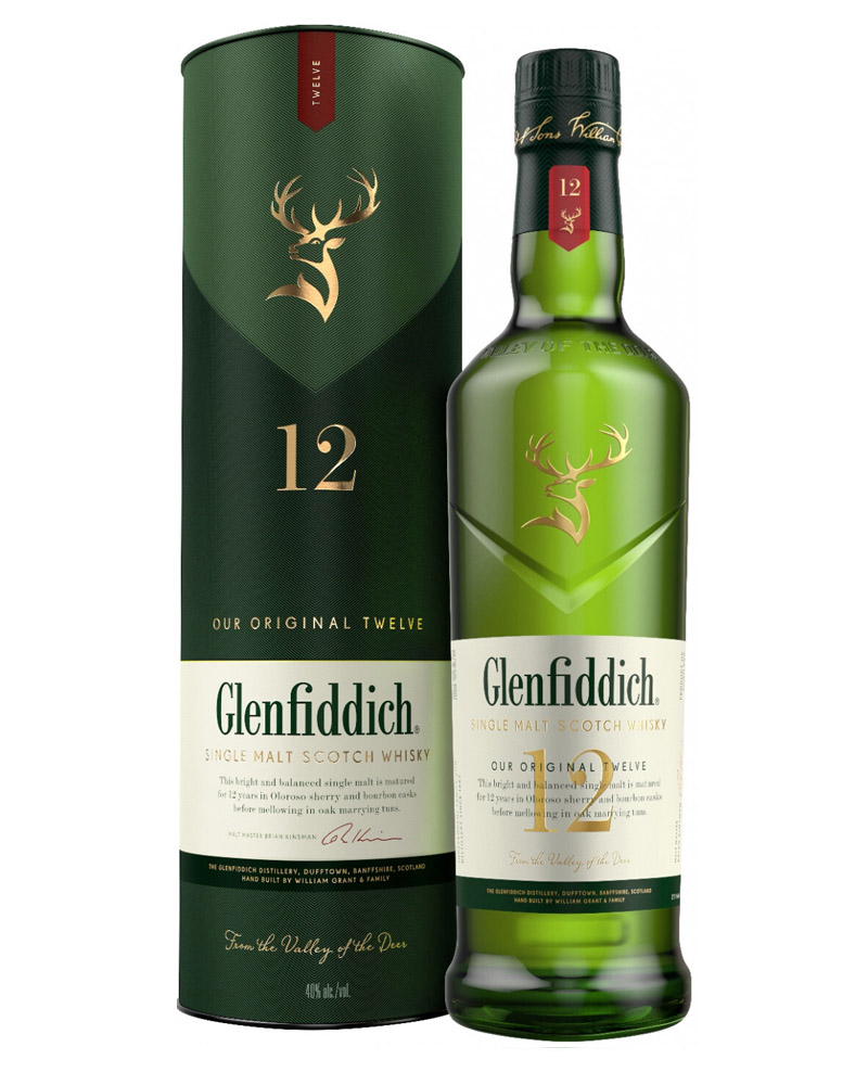 Виски Glenfiddich 12 YO 40% in Tube (1L) изображение 1