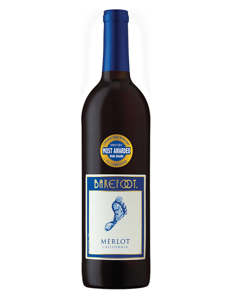 Вино Barefoot Merlot 13,5% (0,75L) изображение 1