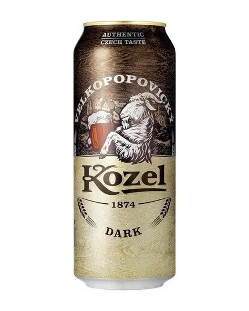 Пиво Kozel Velkopopovicky Dark 3,8% Can (0,45L) изображение 1