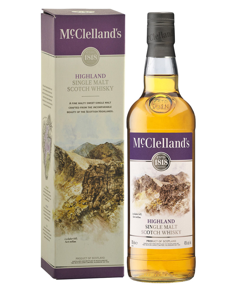 Виски McClelland`s Highland 40% in Box (0,7L) изображение 1