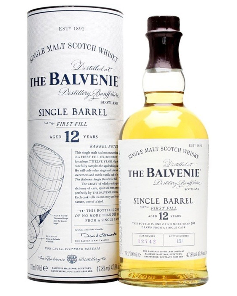 Виски Balvenie Single Barrel 12 YO 47,8% in Tube (0,7L) изображение 1