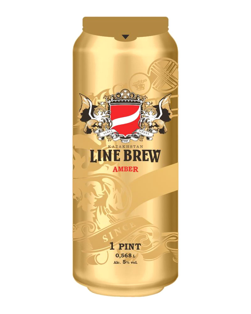 Пиво Line Brew Amber 5% Can (0,568L) изображение 1