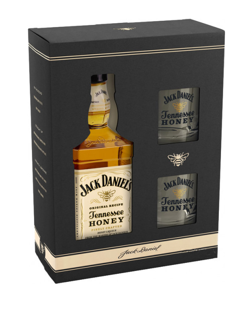 Виски Jack Daniel`s Honey 35% + 2 Glass (0,7L) изображение 1