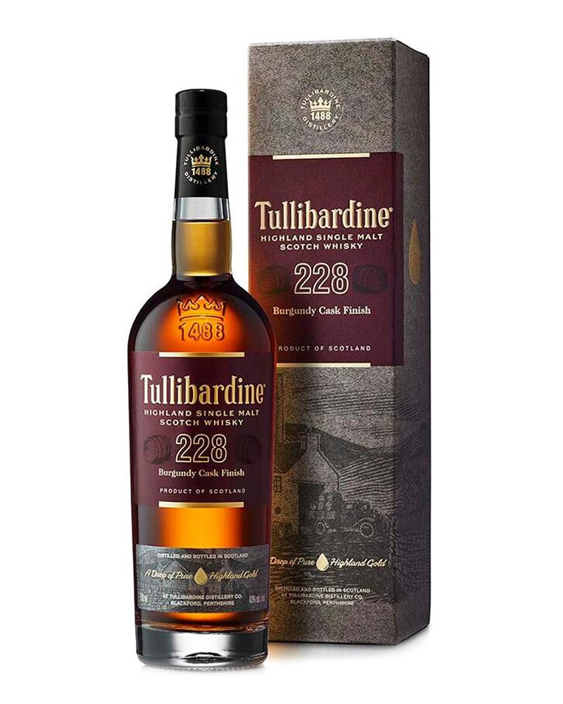 Виски Tullibardine 228 Burgundy Finish 43% in Box (0,7L) изображение 1