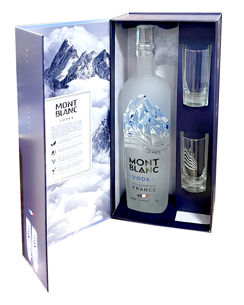 Водка Mont Blanc 40% + 2 Glass (0,7L) изображение 1