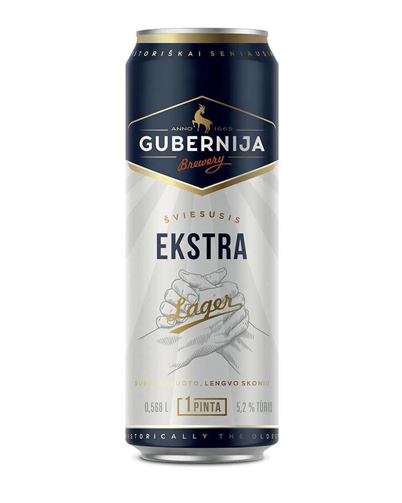 Пиво Gubernija Extra 5,2% (0,568L) изображение 1