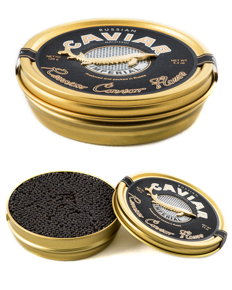 Икра зернистая `Russian Caviar` Imperial, Can (125 gr) изображение 1