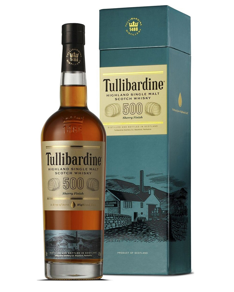 Виски Tullibardine 500 Sherry Cask Finish 43% in Box (0,7L) изображение 1