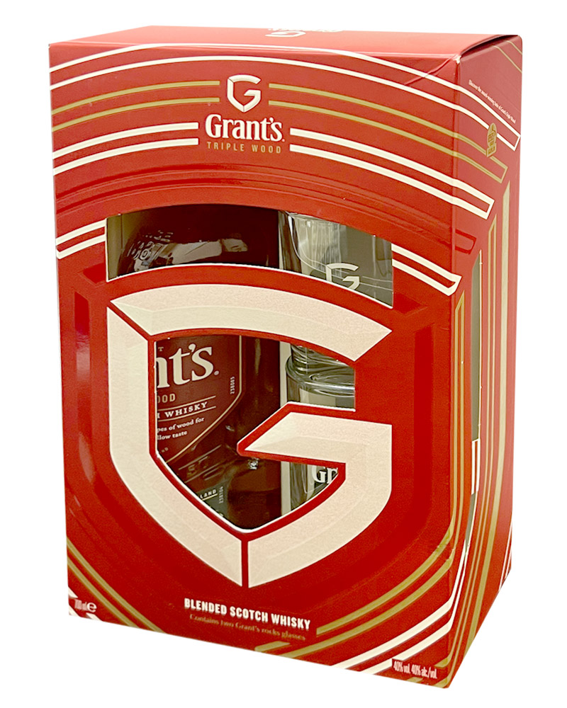 Виски Grant`s Triple Wood 40% + 2 Glass (0,7L) изображение 1