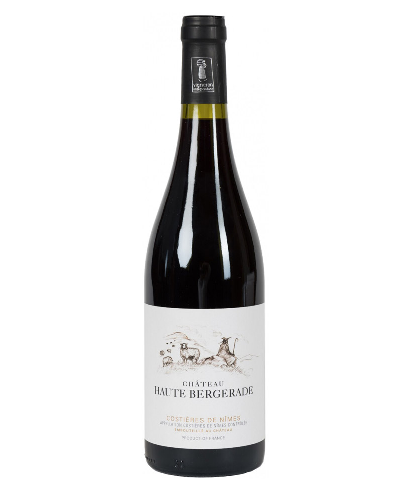 Вино Chateau Haute Bergerade, Costieres de Nime AOC 13,9%, 2016 (0,75L) изображение 1