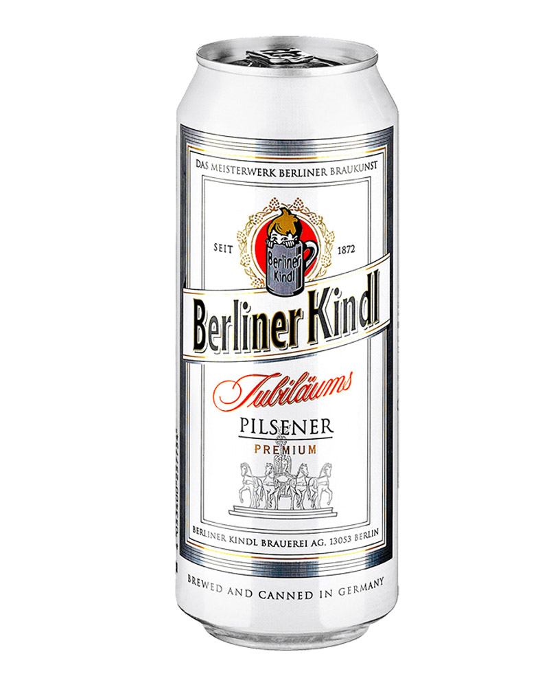 Пиво Berliner Kindl Jubilaums Pilsener 5,1% Can (0,5L) изображение 1