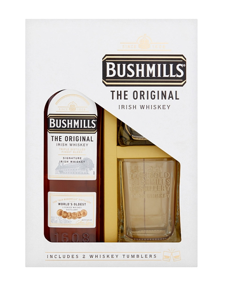 Виски Bushmills Original 40% + 2 Glass (0,7L) изображение 1