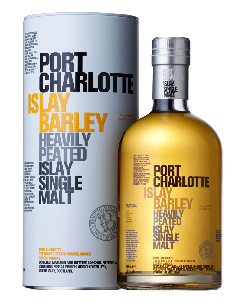 Виски Bruichladdich, `Port Charlotte` Islay Barley 50% in Tube (0,7L) изображение 1