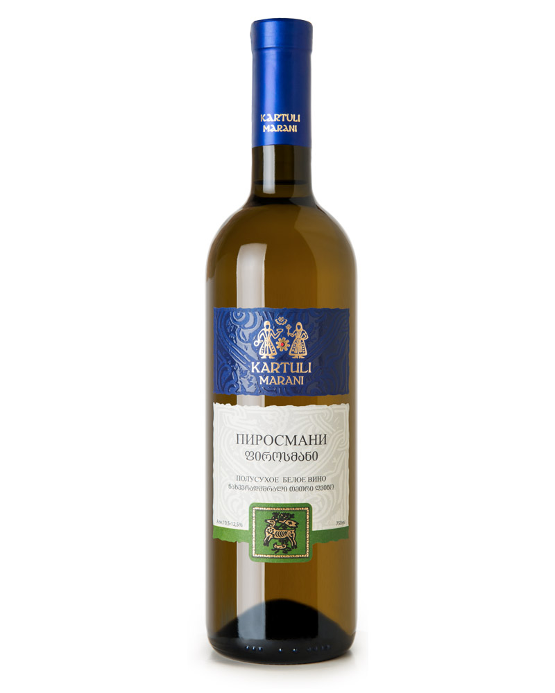 Вино Kartuli Marani Пиросмани Белое 10,5-12,5% (0,75L) изображение 1