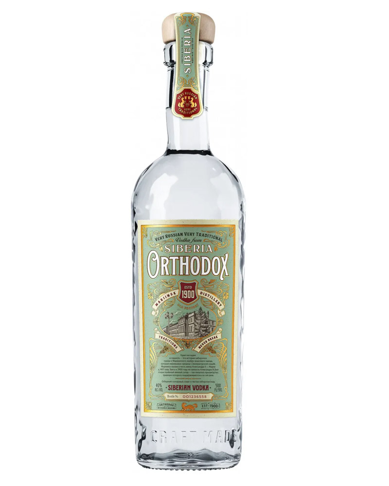 Водка Orthodox Siberian Vodka 40% (0,5L) изображение 1