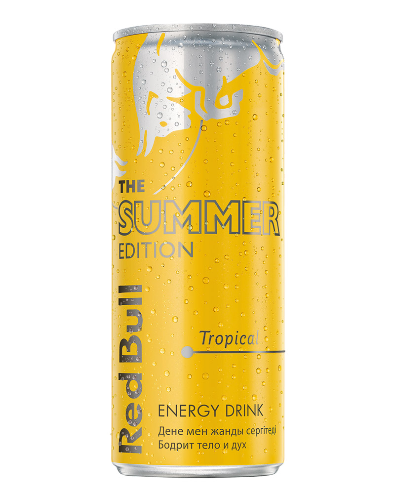 Red Bull The Yellow Edition Tropical, can (0,25L) изображение 1