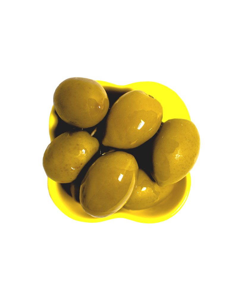Green Olives Autentic greek taste with pits (250 gr) изображение 1