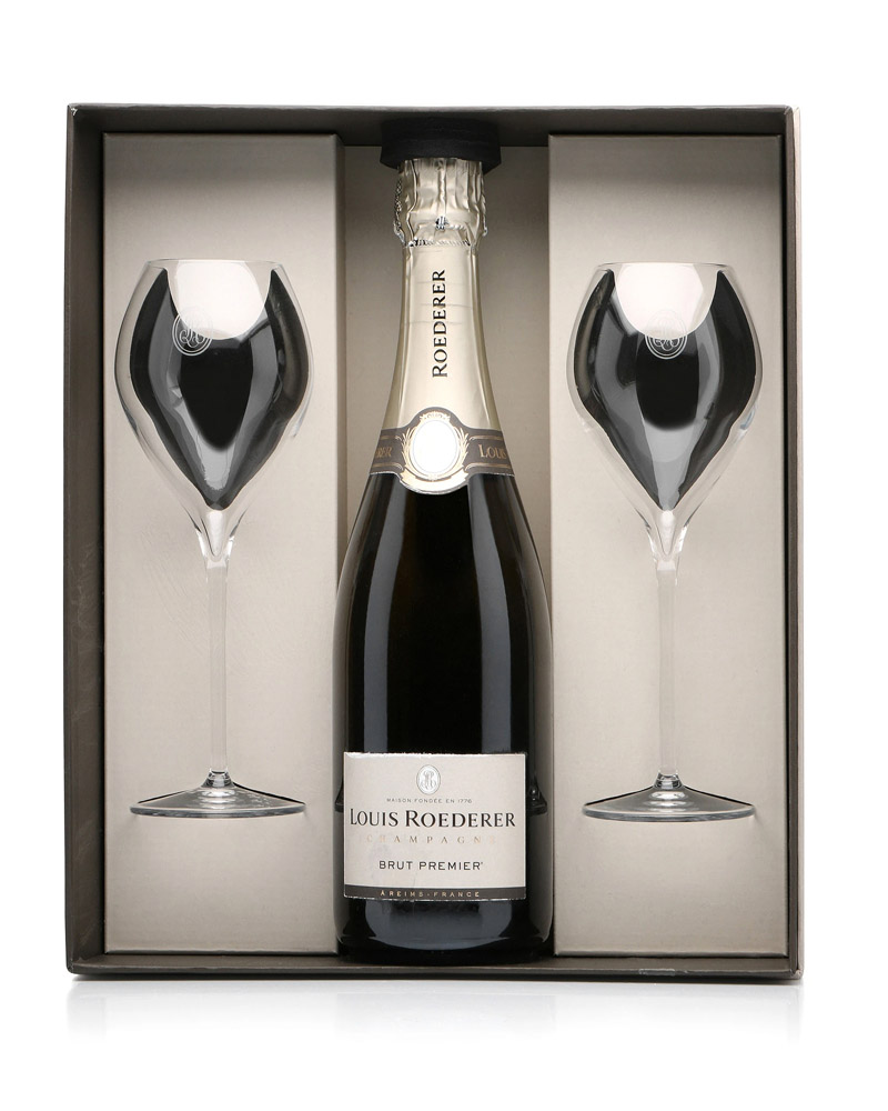 Шампанское Louis Roederer Brut Premier AOC 12% + 2 Glass, 2019 (0,75L) изображение 1