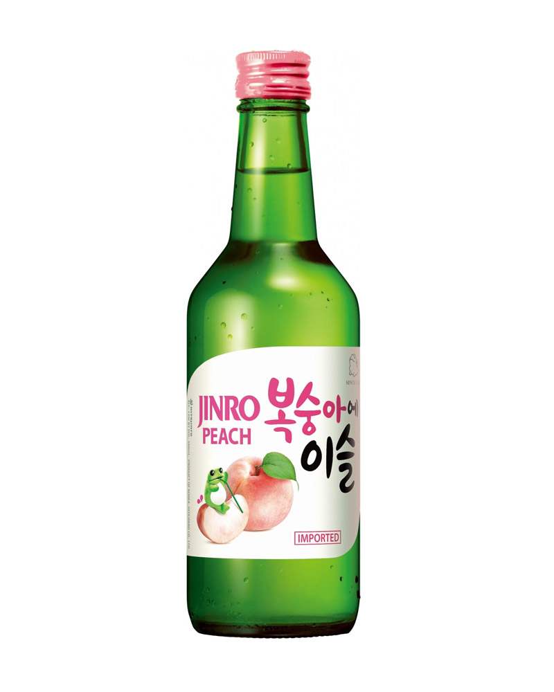 Водка Jinro Green Peach Soju 13% (0,36L) изображение 1
