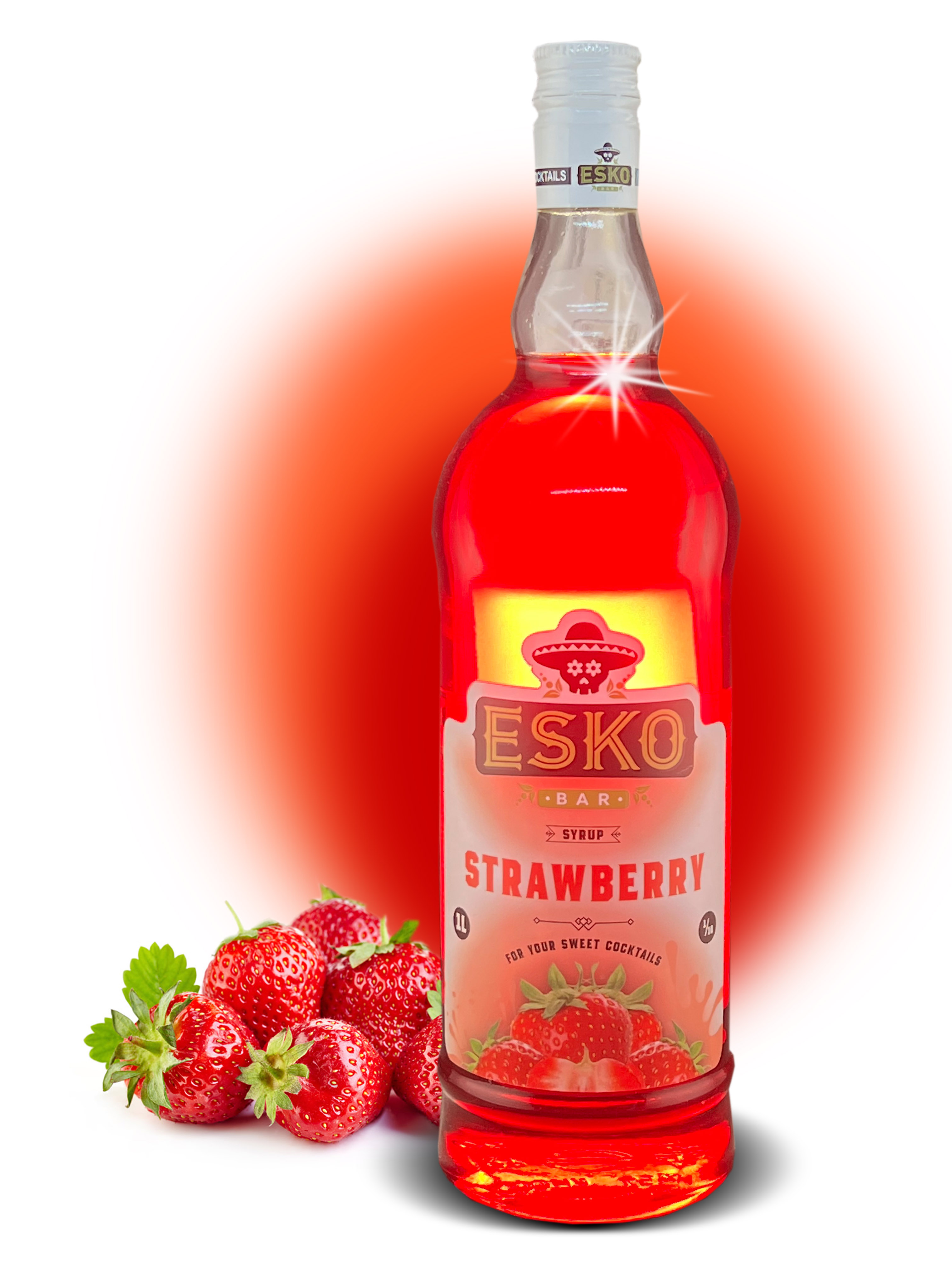 Сироп Esko Bar Strawberry (1L) изображение 1
