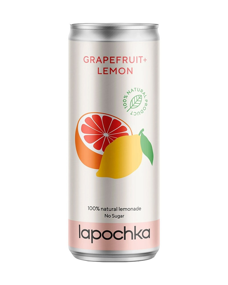 Lapochka Grapefruit + Lemon, Can (0,33L) изображение 1