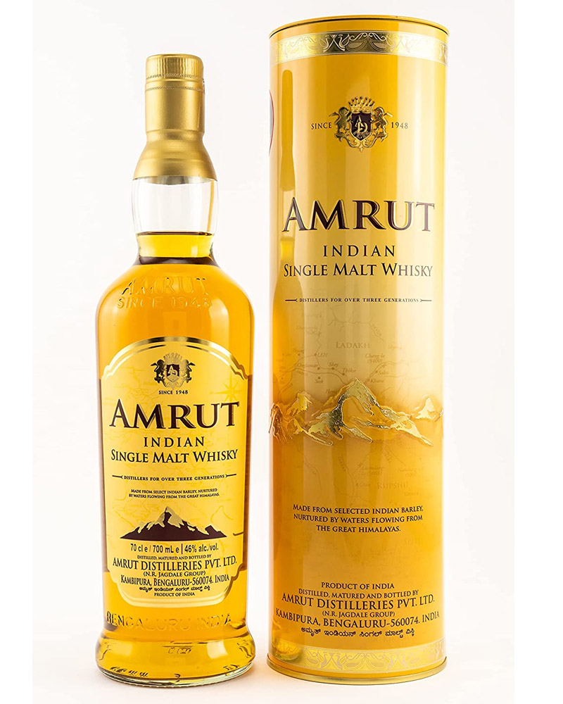 Виски Amrut Indian Single Malt 46% in Tube (0,7L) изображение 1