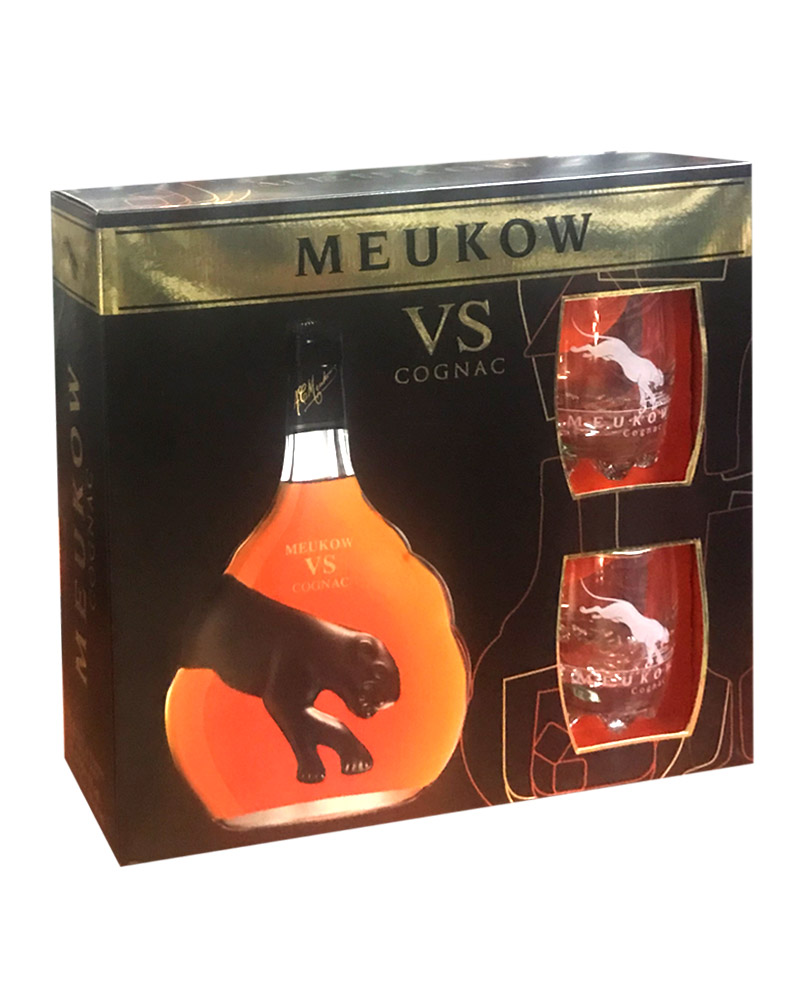 Коньяк Meukow V.S. 40% + 2 Glass (0,7L) изображение 1