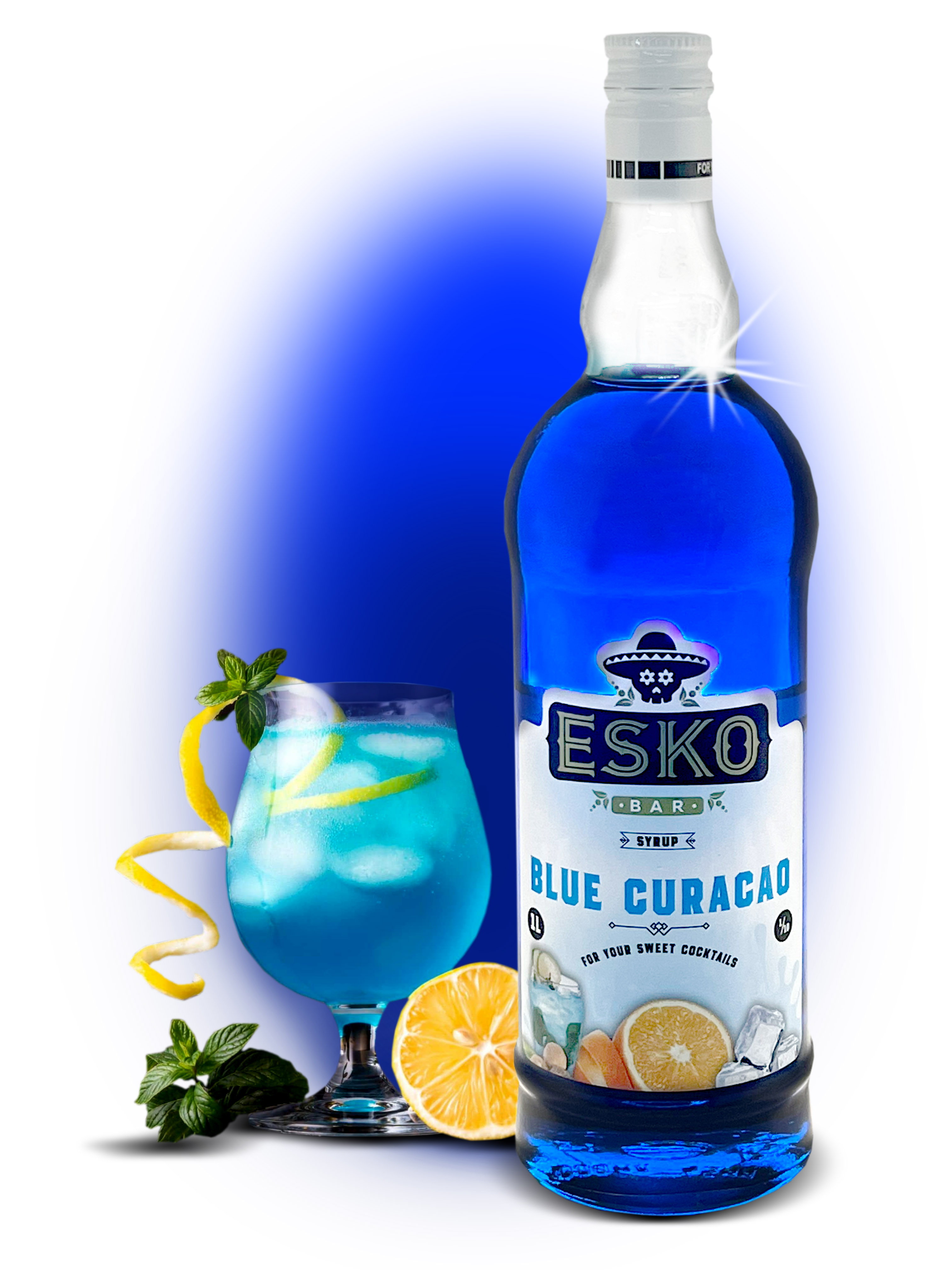 Сироп Esko Bar Blue Curacao (1L) изображение 1