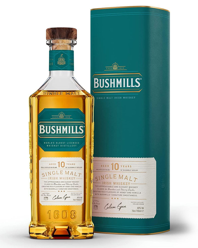 Виски Bushmills Single Malt 10 YO 40% in Tube (0,7L) изображение 1
