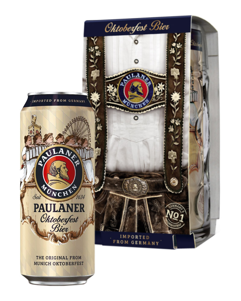 Пиво Paulaner Oktoberfest Bier 6% +1 Mud Can (1L) изображение 1